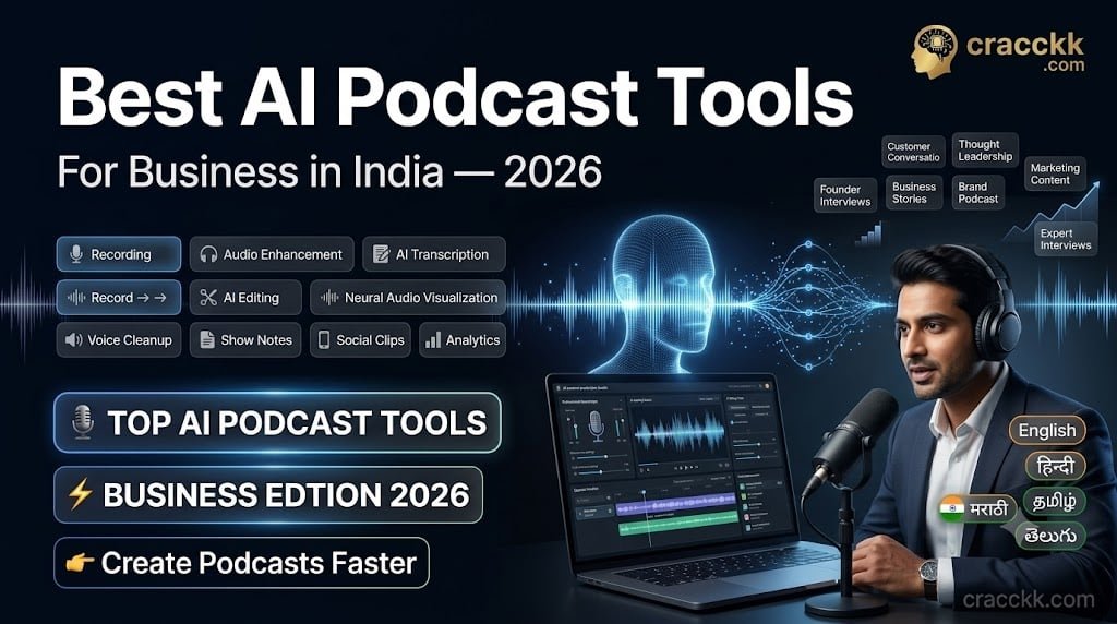 Best AI Podcast Tools for Business in India