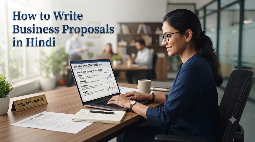 how to write a business proposal in Hindi